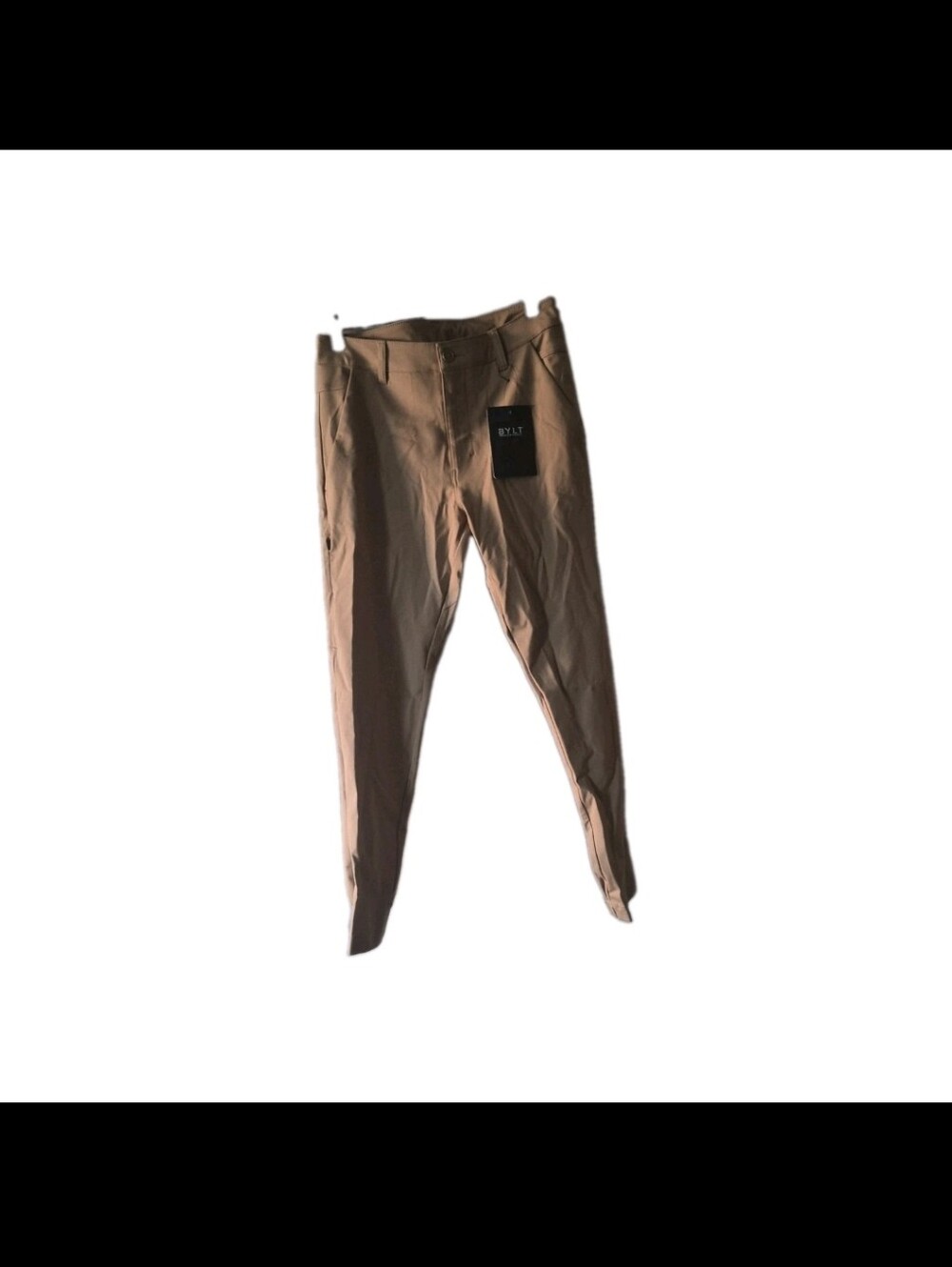 BYLT Premium Basics Everyday Jogger Pants Mens 31 Tan Slim Performance